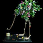Floral Ostriches - Angelo Accardi Artwork